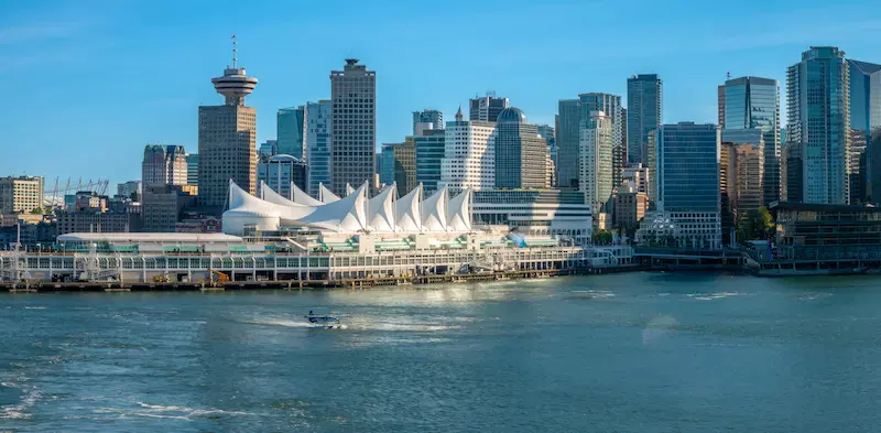 Vancouver harbour in British Columbia